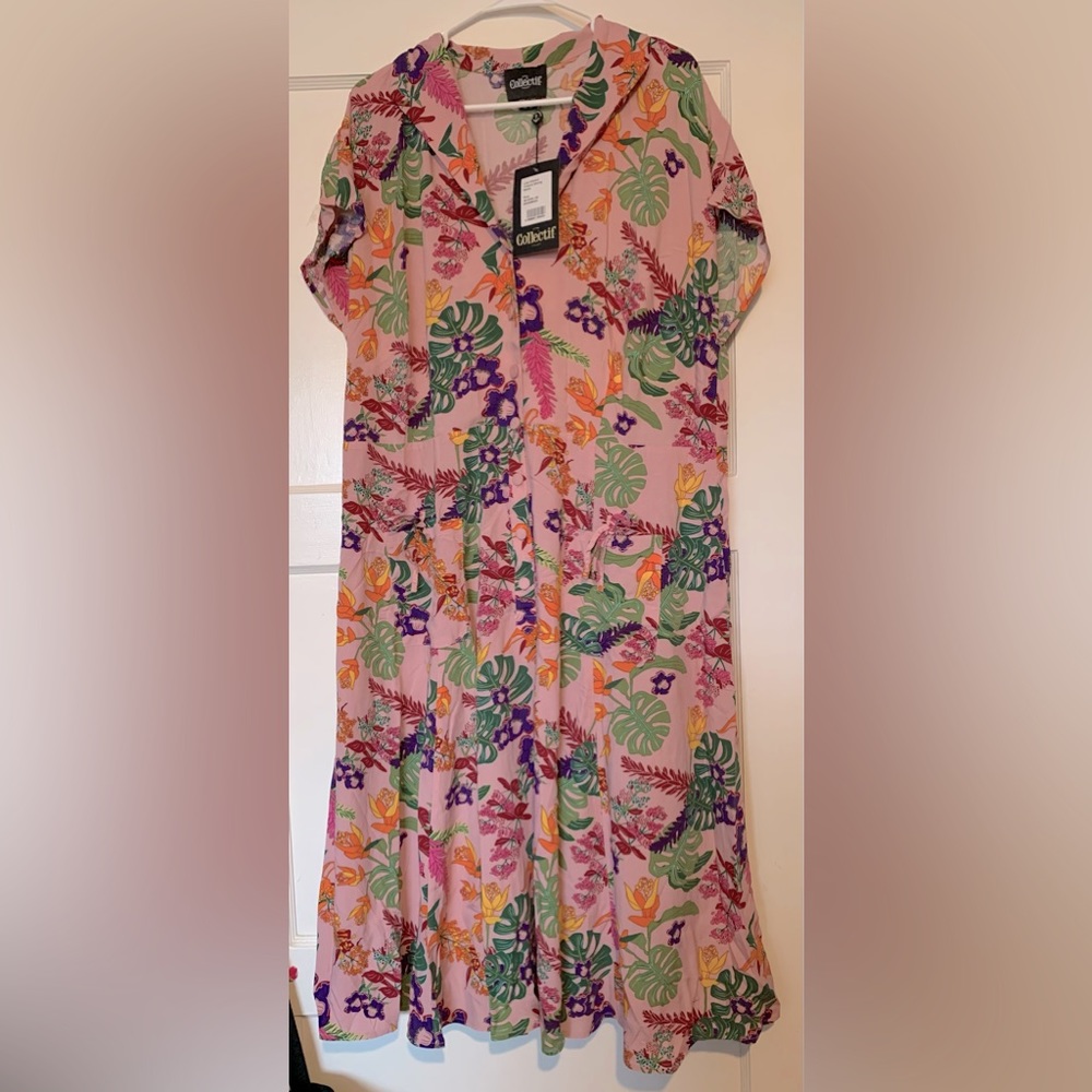 Collectif Tropics Swing Dress